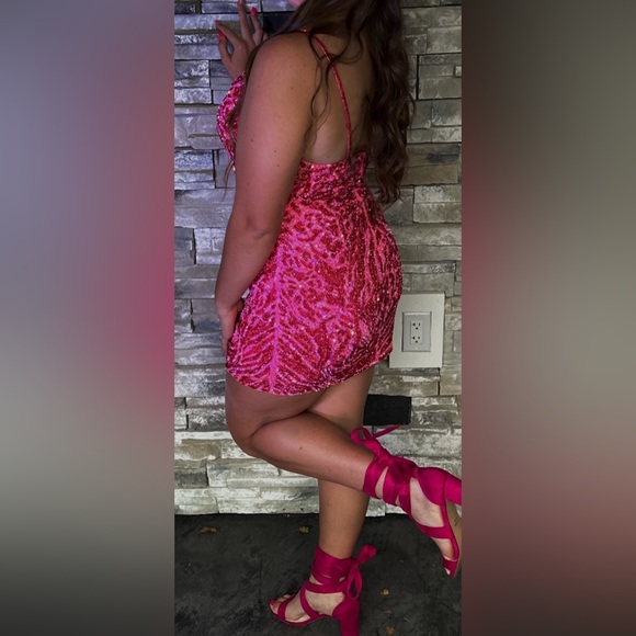 Pink Homecoming Dress - Picture 1 of 4